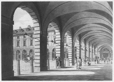 Piazza, Covent Garden, 1796 door Thomas Malton Jnr.