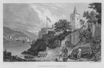 Dartmouth Kasteel door Thomas Mann (after) Baynes