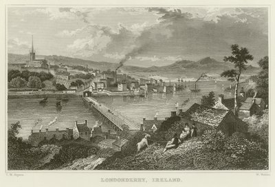 Londonderry door Thomas Mann Baynes