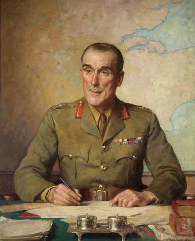 Brigadier Generaal John Hay Beith (schuilnaam: Ian Hay) door Thomas Martine Ronaldson