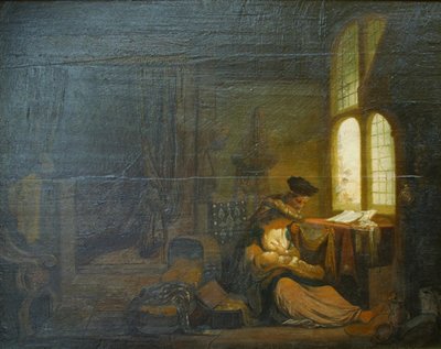 Huiselijk Tafereel door Thomas Mathisen