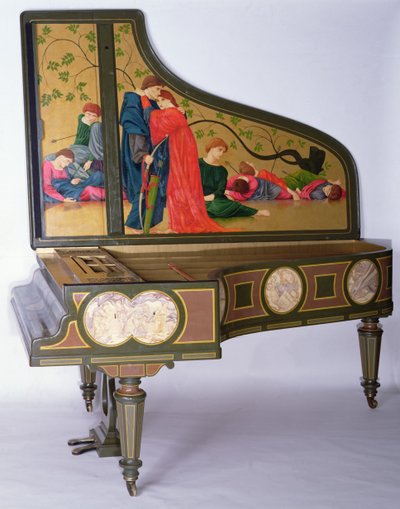 Concertvleugel door Sebastien Erard, ca. 1850 door Thomas Matthews Rooke