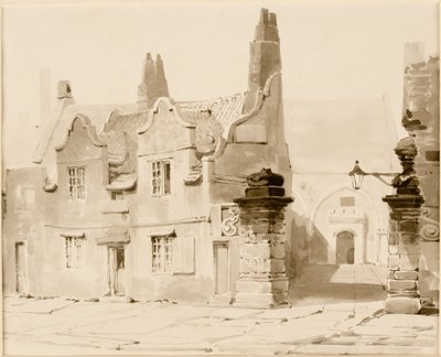 Ingang van de Grammar School in het St Mary