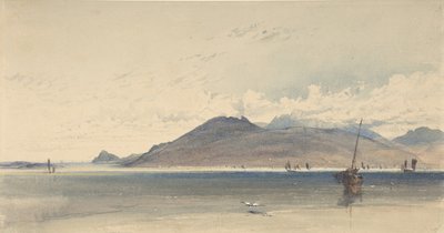 Isle of Arran, vroege ochtend (1830-1839) door Thomas Miles Richardson I