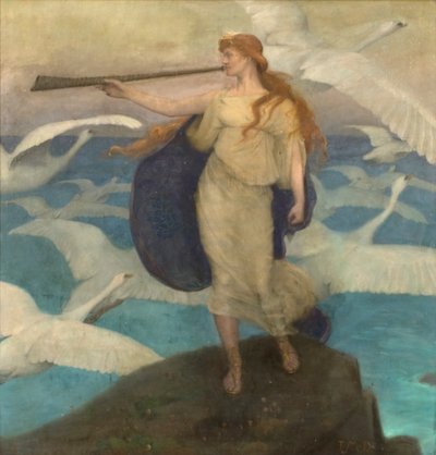 De Heraut van de Winter door Thomas Millie Dow