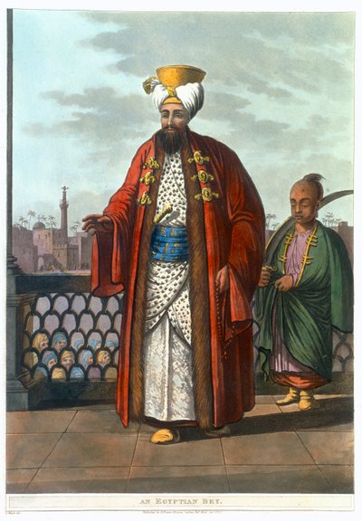 Een Egyptische bey, 1802 door Thomas Milton