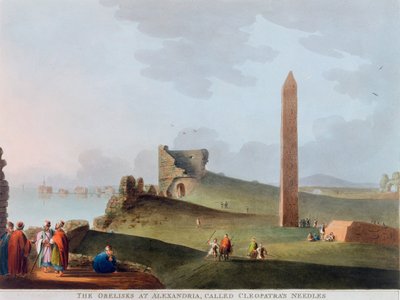 De obelisken in Alexandrië, genaamd Cleopatra