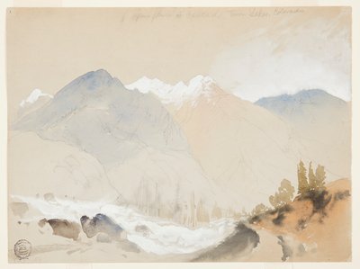 Alpenpas bij Cascade, Twin Lakes, Colorado door Thomas Moran