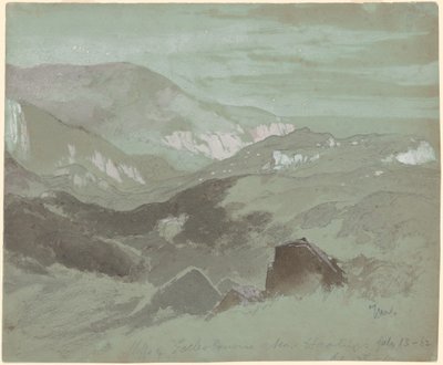 Kliffen van Ecclesbourne bij Hastings door Thomas Moran