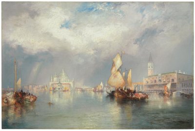 Grote Kanaal, Venetië, 1905 door Thomas Moran