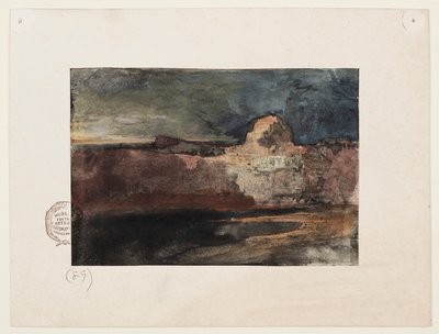 Grand Canyon in stormachtig weer, Arizona door Thomas Moran