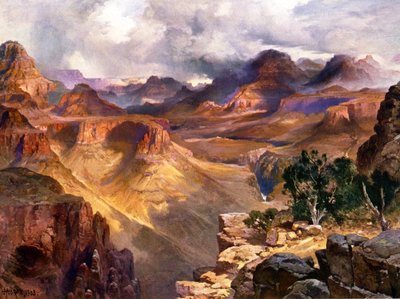 Grand Canyon van de Colorado door Thomas Moran