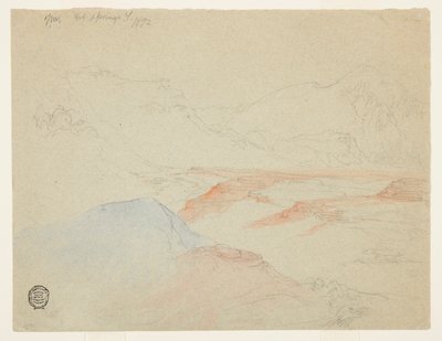 Warmwaterbronnen, Yellowstone door Thomas Moran