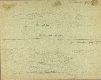 Bij Sheridan, 3 juli 1892 door Thomas Moran