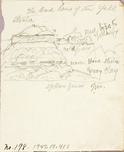 De woeste gronden van Yellowstone door Thomas Moran