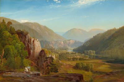De Juniata, Avond, 1864 door Thomas Moran