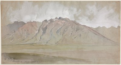 De Ruby Range, Nevada, 1879 door Thomas Moran