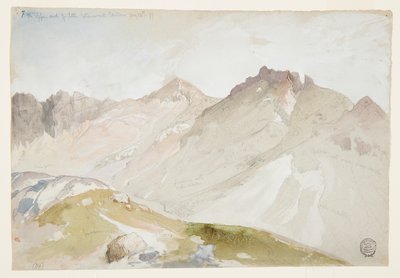 Het Bovenste Einde van Little Cottonwood Canyon, Wasatch Range, nabij Ogden, Utah door Thomas Moran