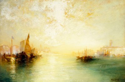 Venetië, 1909 door Thomas Moran