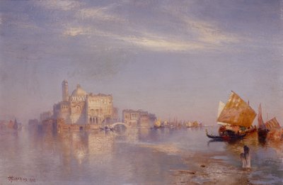 Uitzicht op Venetië door Thomas Moran