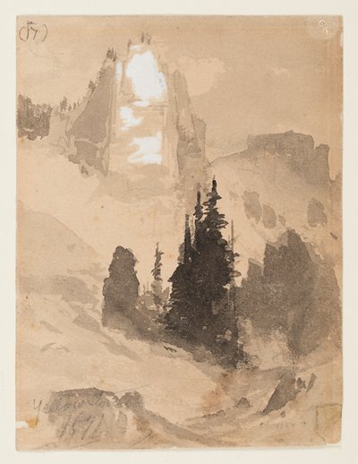 Yellowstone door Thomas Moran