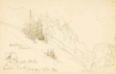 Yellowstone Park, Golden Gate door Thomas Moran