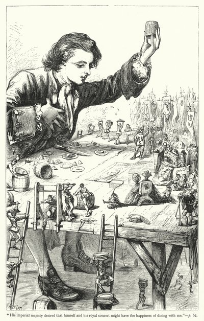 Illustratie voor Gulliver