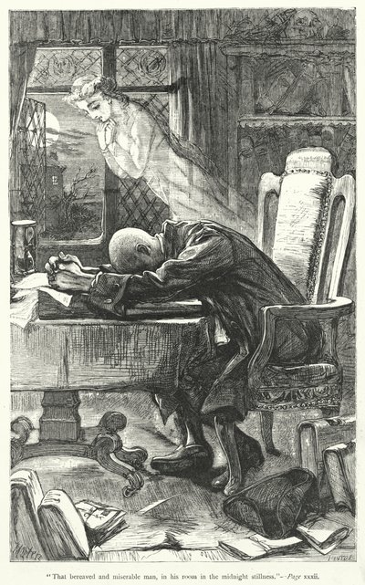 Illustratie voor het leven van Jonathan Swift door Thomas Morten