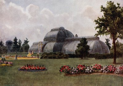 Kew Gardens: Het Palmhuis door Thomas Mower Martin