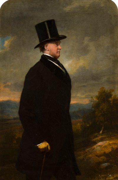 Portret van John George Weld Forester, 2e Lord Forester, ca. 1832-66 door Thomas Musgrave Joy