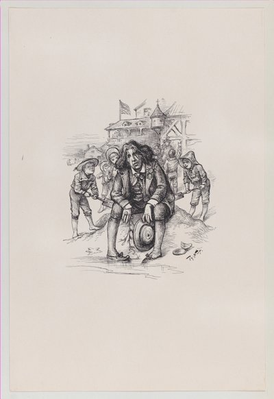 Oscar aan de Zeekust door Thomas Nast