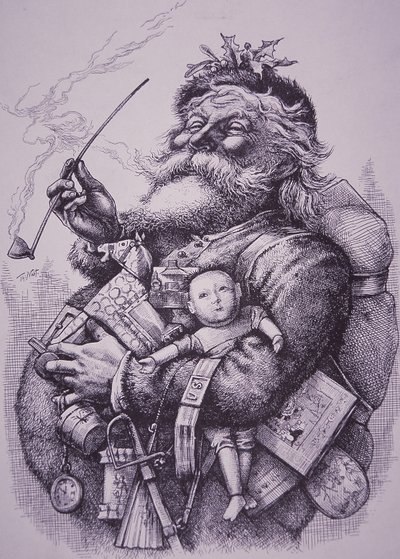 Kerstman door Thomas Nast