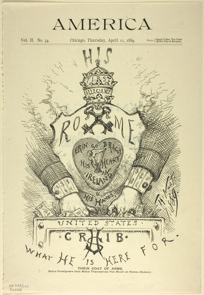 Hun Wapen door Thomas Nast