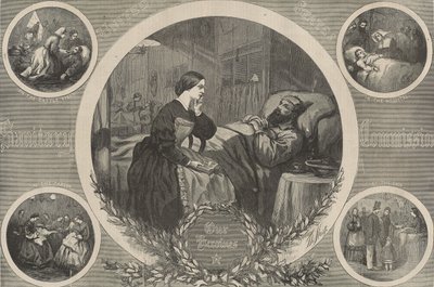 Sanitaire Commissie van de Verenigde Staten: Onze heldinnen door Thomas Nast