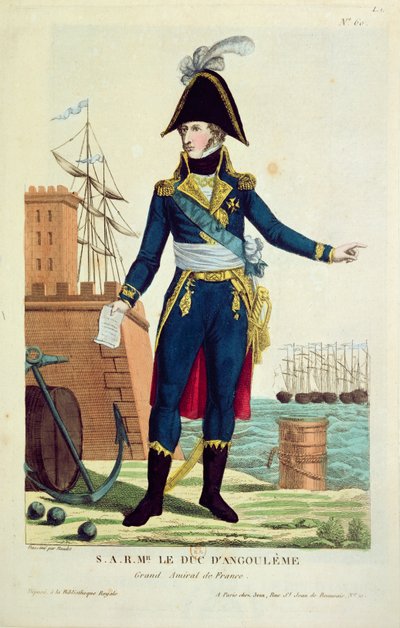 Louis-Antoine de Bourbon, Hertog van Angouleme door Thomas Naudet