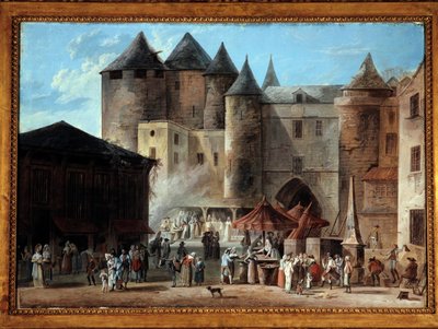 Place du Grand Chatelet in Parijs door Thomas Naudet