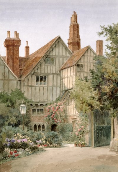 Een Oud Landhuis en Tuin door Thomas Nicholson Tyndale