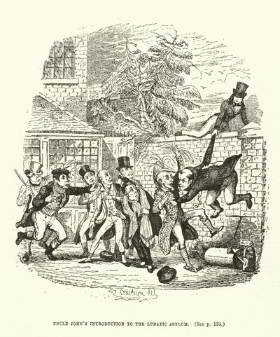 Illustratie voor Valentine Vox (gravure) door Thomas Onwhyn