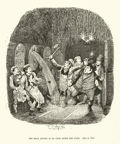 Illustratie voor Valentine Vox (gravure) door Thomas Onwhyn