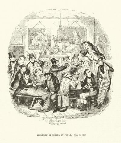 Illustratie voor Valentine Vox (gravure) door Thomas Onwhyn