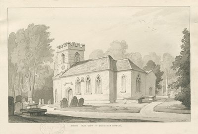 Barlaston Kerk door Thomas Peploe Wood