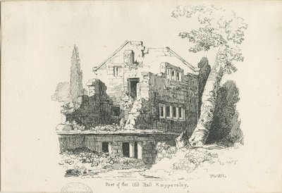 Biddulph - Knypersley Hall [oud] door Thomas Peploe Wood
