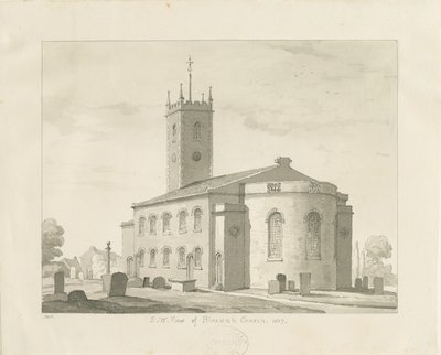Bloxwich Kerk door Thomas Peploe Wood