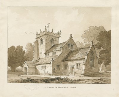 Broughton Kerk door Thomas Peploe Wood