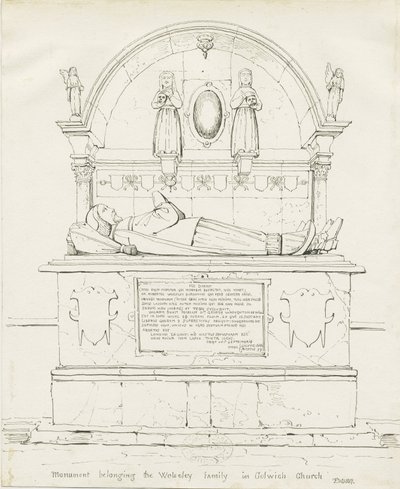Colwich - Graf van Robert Wolseley door Thomas Peploe Wood