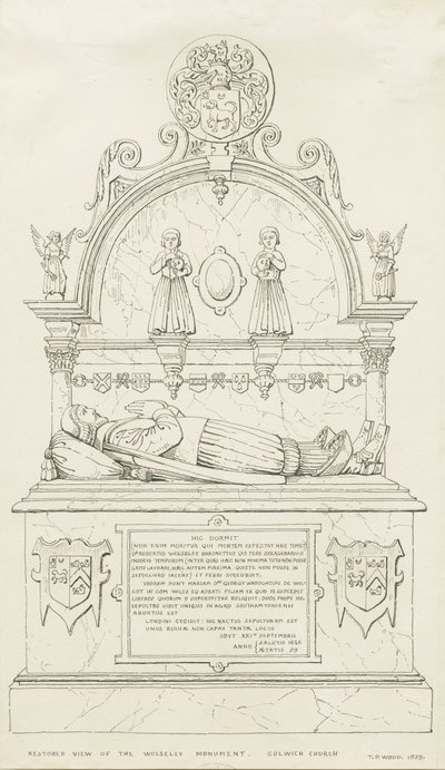 Colwich - Wolseley Monument door Thomas Peploe Wood