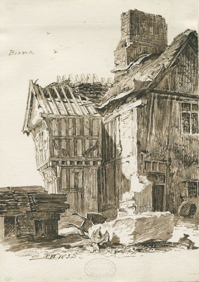 Eccleshall - Biana Hall door Thomas Peploe Wood