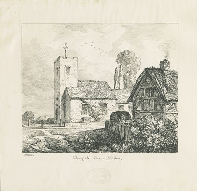 Edingale Kerk door Thomas Peploe Wood