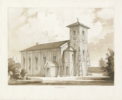 Ettingshall Kerk door Thomas Peploe Wood
