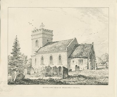 Fradswell Kerk door Thomas Peploe Wood